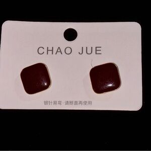 Vintage Enamel‎ Earrings